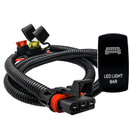 Power Bus Bar Plug Wire Kit with On/Off Rocker Switch Compatible with Polaris Pulse Power Busbar RZR Pro Ranger Crew XP 2018-2023 | Light Bar