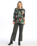 Jess & Jane French Brushed Knit Tunic - FB9 | 1X, Jingle Joy