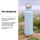 Klean Kanteen Insulated Classic 20oz (w/ Loop Cap) Blue Tint 