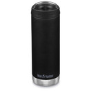 Klean Kanteen TKWide Insulated Coffee Tumbler with Café Cap | Stainless Steel Coffee Tumbler 16 Oz. Black