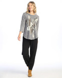 Jess & Jane Mineral Washed A-Line Tunic, M106 | Small, Mariposa Midnight