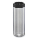 Klean Kanteen TKWide Insulated Coffee Tumbler with Café Cap - Stainless Steel Coffee Tumbler | 16 Oz, Brushed Stainless 