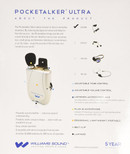 Williams Sound PockeTalker Ultra Sound Amplifier with Deluxe Folding Headphone - H21
