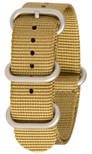 BERTUCCI - G10 Heavy-Duty Nylon Webbing B-212N Khaki 22mm 7/8" Watch Band
