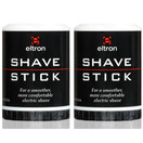 Eltron Shave Stick for use with All Electric Shavers | Shaving Stick | Pre Electric Shave | Sets Up Beard for Close, Comfortable Shaves | 2 Pack