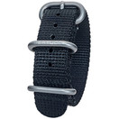 Bertucci DX3 B-117 16mm, Black Nylon Watch Band