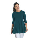 IC Collection Solid Soft Stretch Knit Tunic - 1484T