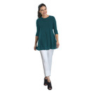 IC Collection Solid Soft Stretch Knit Tunic - 1484T