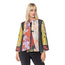 IC Collection Mixed-Print One-Button Jacket - 5450J | Small, Multicolor