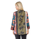 IC Collection Mixed-Print One-Button Jacket - 5450J | Small, Multicolor