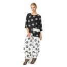 IC Collection Two-Tone Dot Pocket Shirt | X-Large, Black