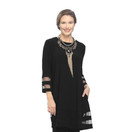IC Collection Soft Knit Tunic - 2517T | XX-Large, Black