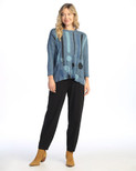 Jess & Jane Sweater Knit Top - GB1 | X-Large, Drizzle Blue