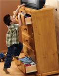 Hangman Anti-Tip Kit to Prevent Furniture Falling-Steel | TK-400-3