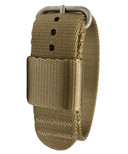 BERTUCCI Men's G–Type Comfort-Webb Field Khaki 22 mm Nylon Webbing Strap Matte Stainless Steel Buckle Watch Band