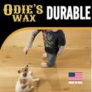 ODIE'S Wax •Super Hard Wax for Wood •Works with Odie's Oil •Odie's Super Duper Oil and Odie's Wood Butter for Extra Lustrous Sheen •Protection and Durability •9 Ounce Glass Jar