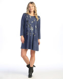Jess & Jane Mineral Washed Dress w/Patch Pockets - M86 | Large - Sakura Denim