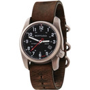 BERTUCCI A-2T Solar Classic Watch | Black Dial w/ Alpina Brown Duraform Leather Band | Matte Finish | Solar Powered | 200 M Resistance