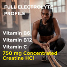 Creatine HCl + Hydration | Electrolyte Powder Packets | Citrus Mango | Sugar Free Electrolytes | Rehydration Formula w Potassium, Sodium, Zinc, Magnesium to Hydrate & Recover | 14 Count
