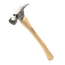 Big Horn 15151 14 Oz Tiger Titanium Hammer w/ Curved Hickory Handle