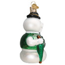 Old World Christmas Sam The Snowman Glass Blown Ornament for Christmas Tree. 
