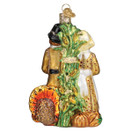 Old World Christmas Pilgrim Thanksgiving Glass Blown Ornaments for Christmas Tree