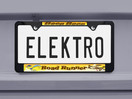 Road Runner & Wile E Coyote Black Metal License Plate Frame