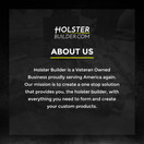 Molle Attachment (Black, 2 Pieces) Molle Accessories, DIY for Knife Sheath, Molle Quick Locking, Holster Hardware with Screws