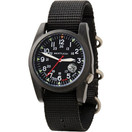 BERTUCCI A-3PS Solar Field Watch | Optic White Dial/Black Case | Nylon Band