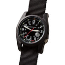 BERTUCCI A-3PS Solar Field Watch | Optic White Dial/Black Case | Nylon Band