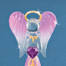 Glass Baron Lavender Angel Figurine