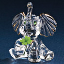Goldia Glass Baron Lucky Elephant Figurine