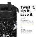 KLEAN KANTEEN Tkwide Bottle with Twist Cap Astronaut 12 Ounce, 1 EA | Astronauts