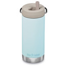 Klean Kanteen TKWide 12oz (w/ Twist Cap)  Blue Tint
