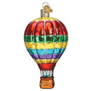 Old World Christmas Ornaments Vibrant Hot Air Balloon Glass Blown Ornaments - Christmas Tree