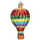 Old World Christmas Ornaments Vibrant Hot Air Balloon Glass Blown Ornaments - Christmas Tree