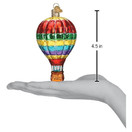 Old World Christmas Ornaments Vibrant Hot Air Balloon Glass Blown Ornaments - Christmas Tree