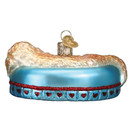Old World Christmas Ornaments Sleepy Doodle Dog Glass Blown Ornaments for Christmas Tree - Sleepy Doodle Dog