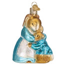 Old World Christmas Mrs. Rabbit & Peter Glass Blown Ornament for Christmas Tree