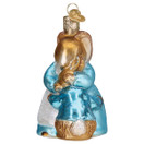 Old World Christmas Mrs. Rabbit & Peter Glass Blown Ornament for Christmas Tree