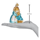 Old World Christmas Mrs. Rabbit & Peter Glass Blown Ornament for Christmas Tree