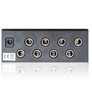 Rolls MX28 MINI-MIX VI Three-Channel True Stereo Line Mixer, Black - Rolls