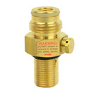 Interstate Pneumatics WRCO2-PV Brass Pin Valve for CO2 Paintball Tank.
