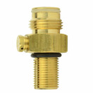 Interstate Pneumatics WRCO2-PV Brass Pin Valve for CO2 Paintball Tank.