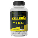 CON-CRET®+ Test, CON-CRET® Patented Creatine HCl Now w/ Testofen®, Boost Testosterone Levels, 60 Capsules