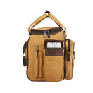 Flight Outfitters Unisex Bush Pilot Sturdy Canvas & Leather Plane Travel Duffle Flight Bag with Padded Shoulder Strap and Pockets