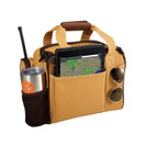 Flight Outfitters Unisex Bush Pilot Sturdy Canvas & Leather Plane Travel Duffle Flight Bag with Padded Shoulder Strap and Pockets