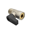 Interstate Pneumatics VP40 1/4" MPT Mini Drain Valve for Air Compressors.