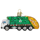Old World Christmas Ornaments - Garbage Truck Glass Blown Ornaments for Christmas Tree