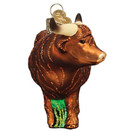 Old World Christmas Ornaments Highland Cow Glass Blown Ornaments for Christmas Tree